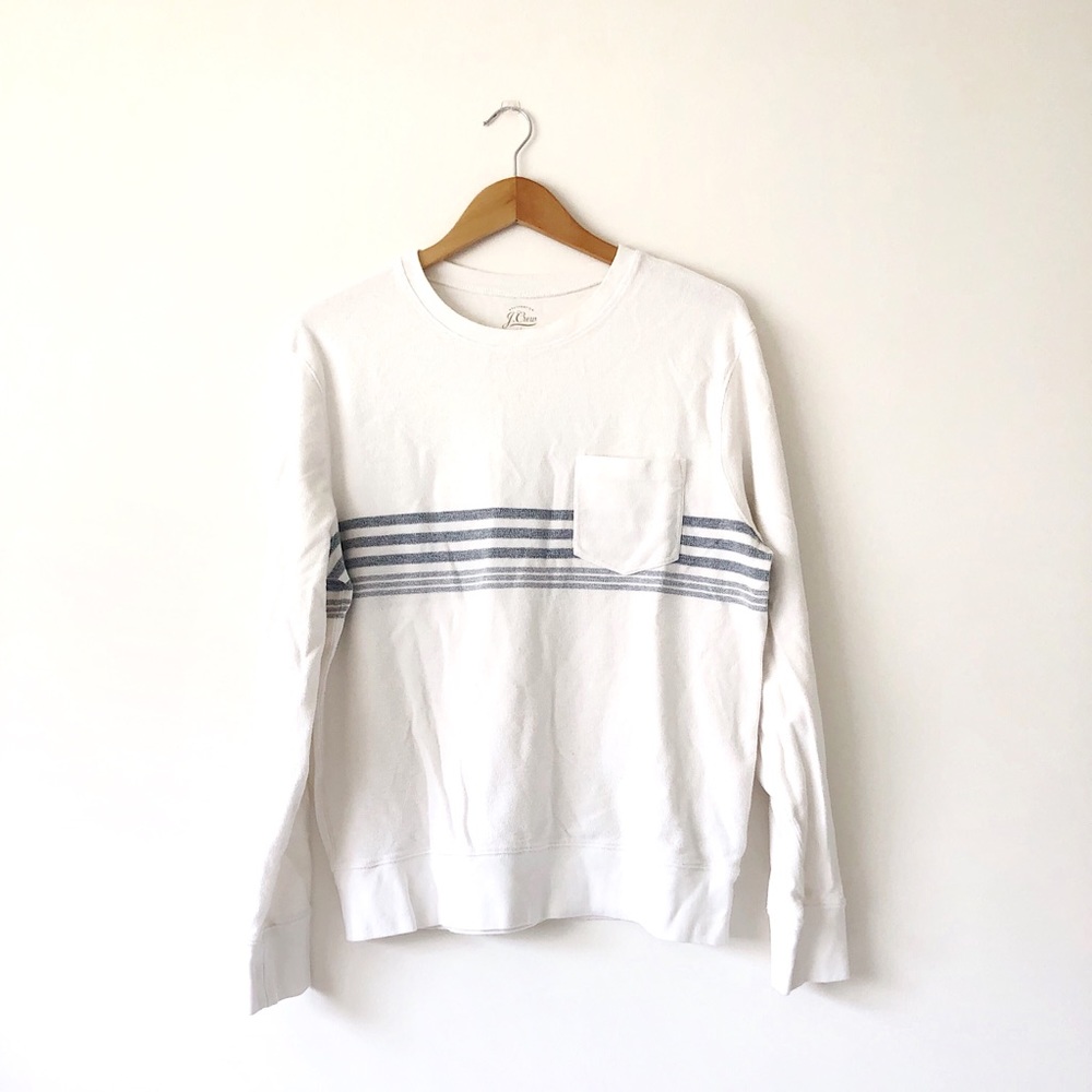 JCrew Long Sleeve Striped Light Sweater